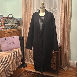 🌺🌺 NWT VINCE BLACK COAT SIZE XL